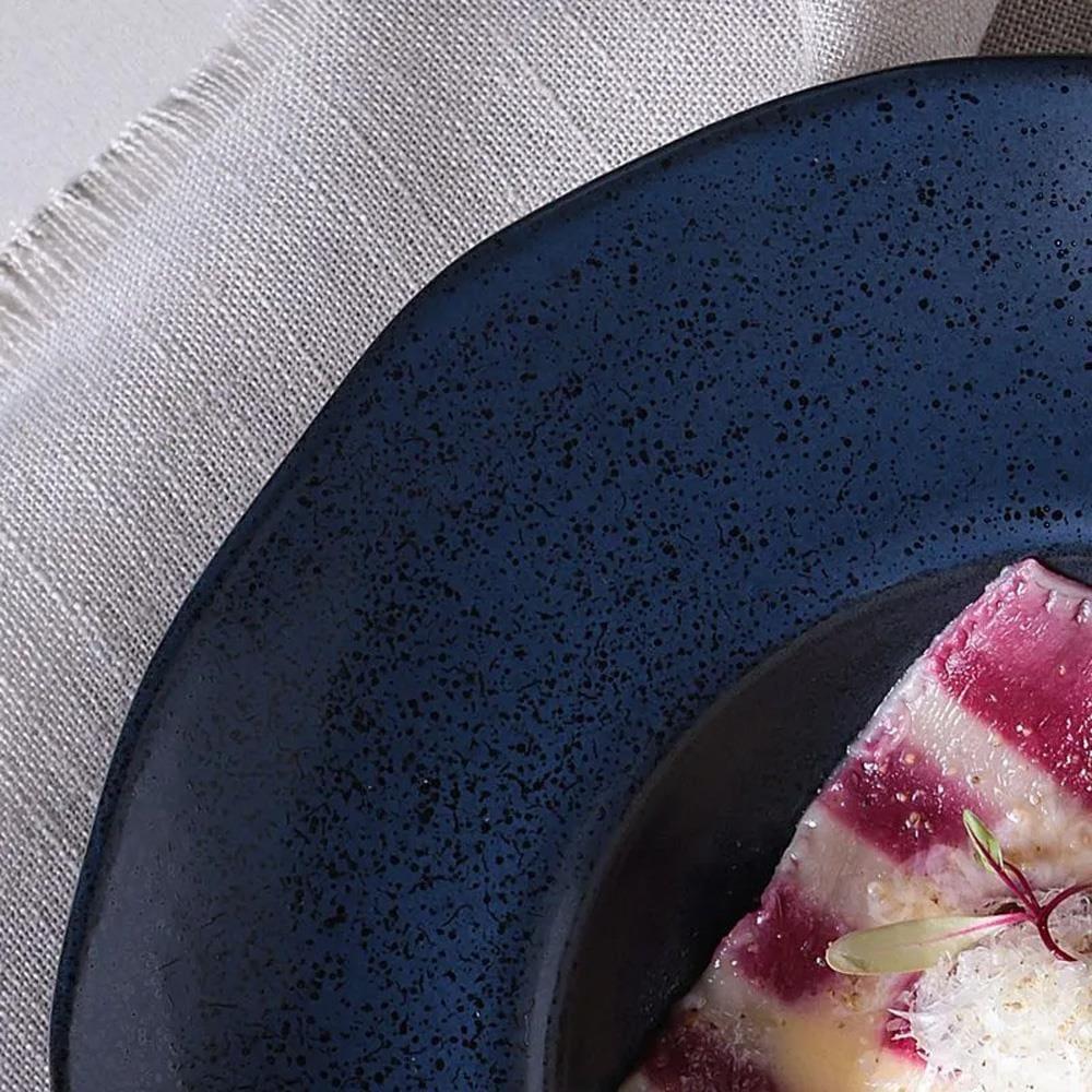 Conjunto de Pratos para Massa Porto Brasil Orgânico Night Blue 450ml - 4 Peças - 3