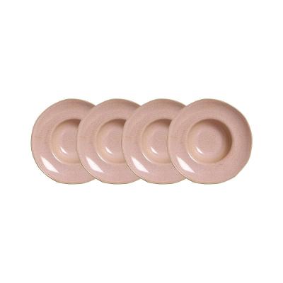 Conjunto de Pratos para Massa Porto Brasil Orgânico Litchi 450ml - 4 Peças