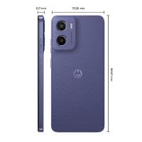 Smartphone Motorola Moto g05 Violeta Vegan Leather 128GB 4GB RAM + 8GB Ram Boost e Camera 50MP, AI Bateria de 5200 mAh Tela 6.7" e Superbrillho