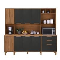 Cozinha Compacta Indekes Gramado com 9 Portas e 2 Gavetas - 219cm de Largura - 2