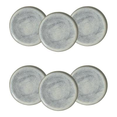 Conjunto de Pratos Rasos Porto Brasil Bio Green Granite 29cm - 6 Peças