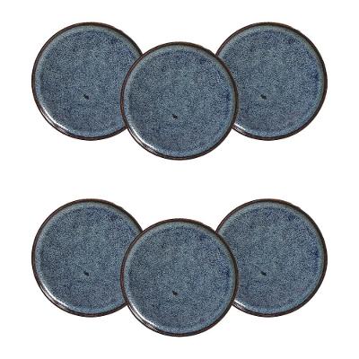 Conjunto de Pratos para Pão Porto Brasil Bio Titanium - 6 Peças