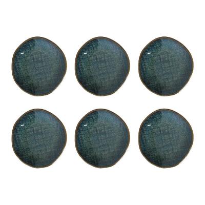 Conjunto de Ramequins Médios Porto Brasil Juta Oceano com 6 Peças 57ml - Azul