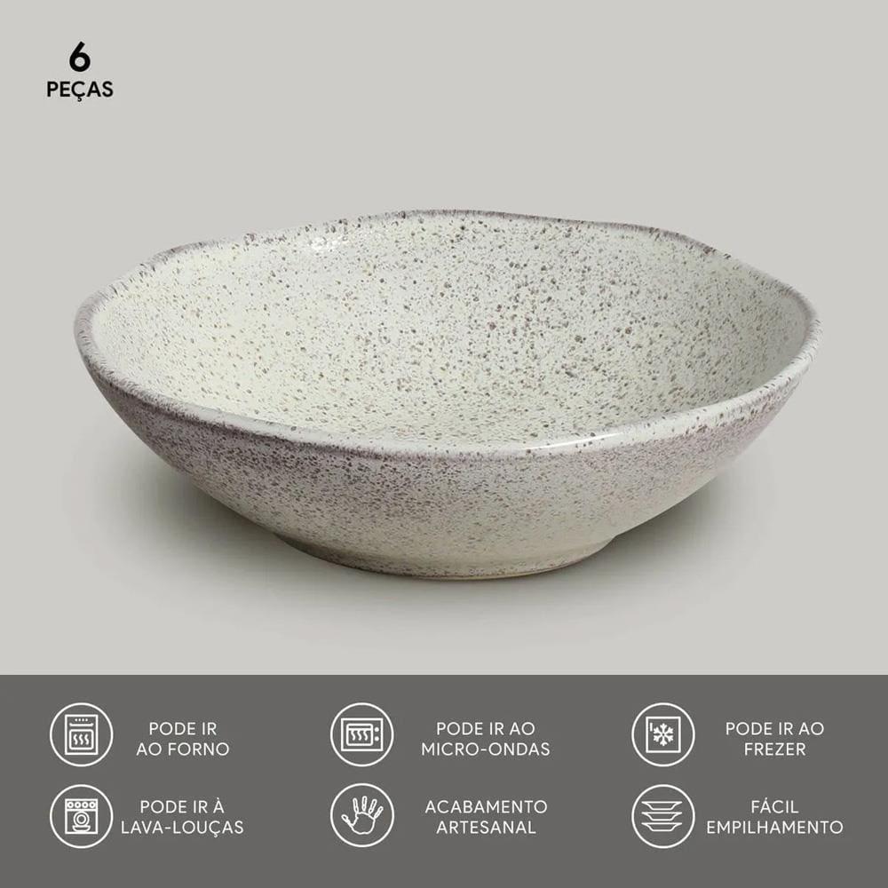 Conjunto de Cumbucas Porto Brasil Orgânico Pistache 520ml - 6 Peças - 3