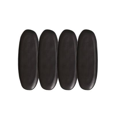Conjunto de Travessas Oval Rasa Grande Porto Brasil Orgânico Preto Matte 36x13cm - 4 Peças