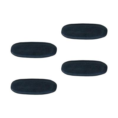Conjunto de Travessas Oval Rasa Grande Porto Brasil Orgânico Night Blue 36x13cm - 4 Peças