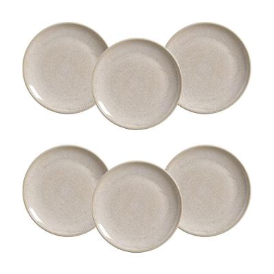 Conjunto de Pratos de Sobremesa Porto Brasil Coup Hotellate 21cm - 6 Peças