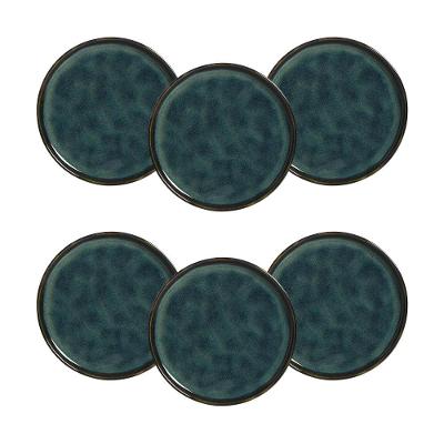 Conjunto de Pratos de Sobremesa Porto Brasil Bio Oceano 21,5cm - 6 Peças
