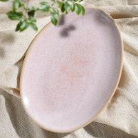 Conjunto de Pratos de Sobremesa Ovais Porto Brasil Orgânico Litchi 22,5cm - 6 peças - 3