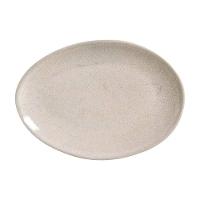 Conjunto de Pratos de Sobremesa Ovais Porto Brasil Orgânico Latte 22,5cm - 6 peças - 4