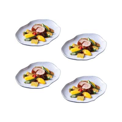 Conjunto de Travessas Ovais Pequenas Porto Brasil Orgânico Echo 23x11cm - 4 Peças