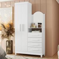 Cômoda Palumoveis New Capri com 2 Portas e 4 Gavetas – 103cm de Largura