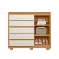 Cômoda Sapateira Palumoveis Duetto com 5 Gavetas e 1 Porta – 125cm de Largura - 3