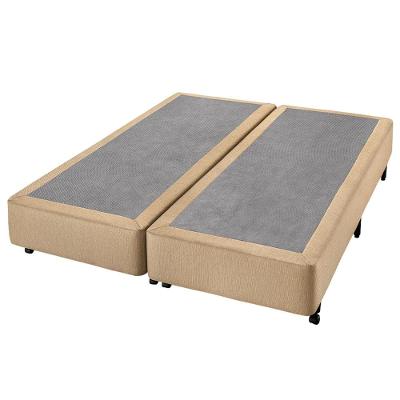 Base Box King Size Americanflex Prime com Revestimento em Tecido Bordado 37x193x203cm - Bege