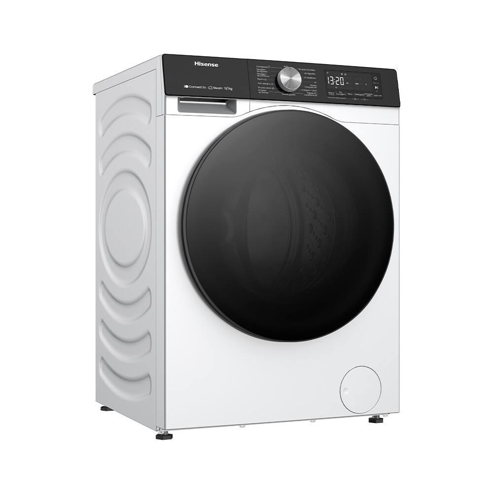 Lava e Seca Hisense 11/7Kg WD3S11 com Motor Inverter, Controle Wi-Fi, 13 Programas de Lavagem e 3 de Secagem, Painel Touch - Branca - 1