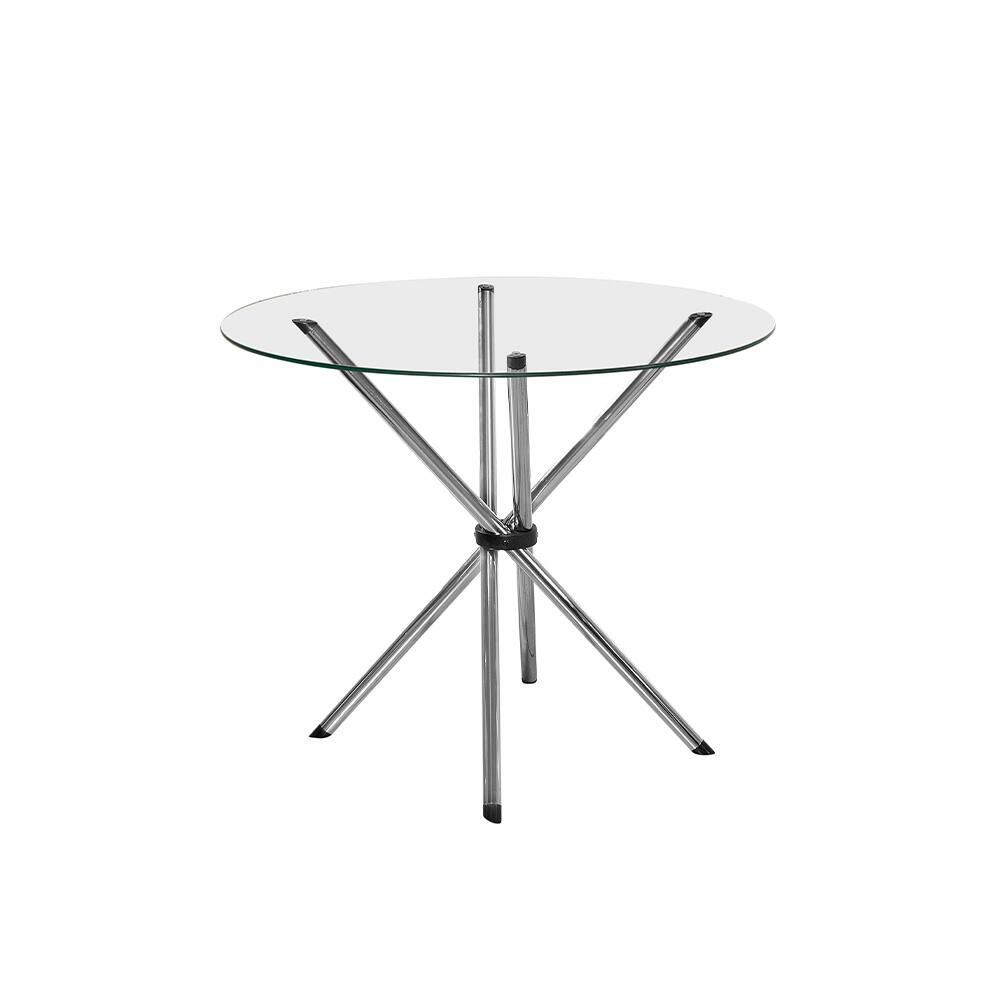 Mesa de Jantar Aço Nobre Leticia Plus com Tampo Kanon e 4 Cadeiras Liz Estofadas Revestidas em Suede - 3