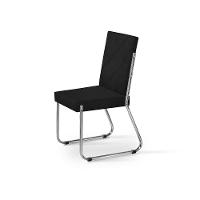 Mesa de Jantar Aço Nobre Leticia Plus com Tampo Kanon e 4 Cadeiras Liz Estofadas Revestidas em Suede - 2