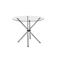 Mesa de Jantar Aço Nobre Leticia Plus com Tampo Kanon e 4 Cadeiras Liz Estofadas Revestidas em Suede - 3