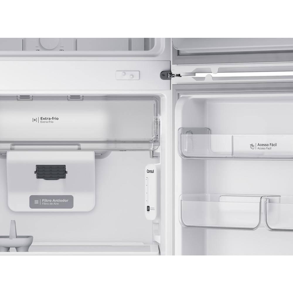 Geladeira Consul Frost Free CRM50LB Duplex Branca com Função Turbo, Iluminação em LED e Filtro Antiodor 410 litros - 7