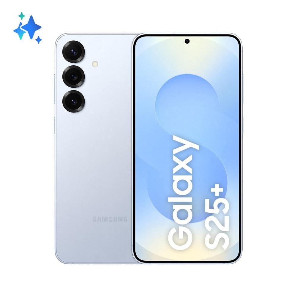 Smartphone Samsung Galaxy S25+ 5G Azul 256GB, Tela de 6.7", 12GB RAM, AI Inteligência Artificial, IP68, Processador Snapdragon 8 Elite e Câmera Tripla - 2
