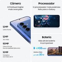 Smartphone Samsung Galaxy S25+ 5G Azul 256GB, Tela de 6.7", 12GB RAM, AI Inteligência Artificial, IP68, Processador Snapdragon 8 Elite e Câmera Tripla