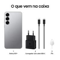 Smartphone Samsung Galaxy S25+ 5G Prata 256GB,Tela 6.7", 12GB RAM, AI Inteligência Artificial, IP68, Processador Snapdragon 8 Elite e Câmera Tripla - 7