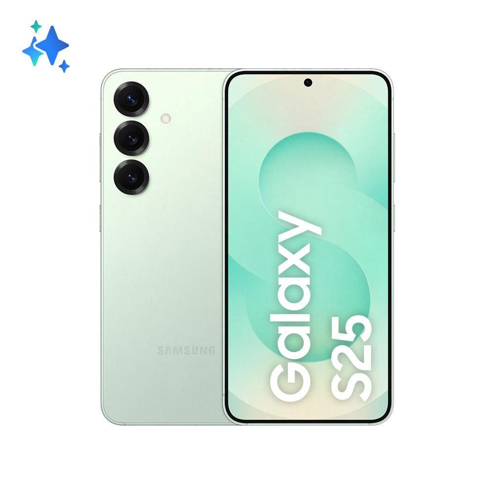 Smartphone Samsung Galaxy S25 5G Verde 256GB, Tela de 6.2", 12GB RAM, AI Inteligência Artificial, IP68, Processador Snapdragon 8 Elite e Câmera Tripla - 2