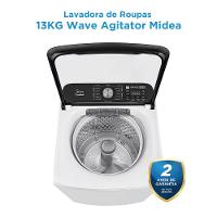 Lavadora de Roupas Midea Wave Agitator 13kg MA512W130A com Timer Digital, Filtro de Fiapos, Função Perfume+ e Sistema Power Mix Dispenser - Branca - 6