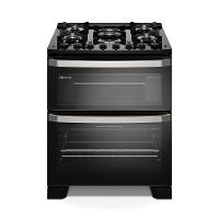 Fogão Electrolux 5 Bocas Experience FE5DP com Duplo Forno, Mesa de Vidro, PerfectCook360 e VaporBake - Preto - 2