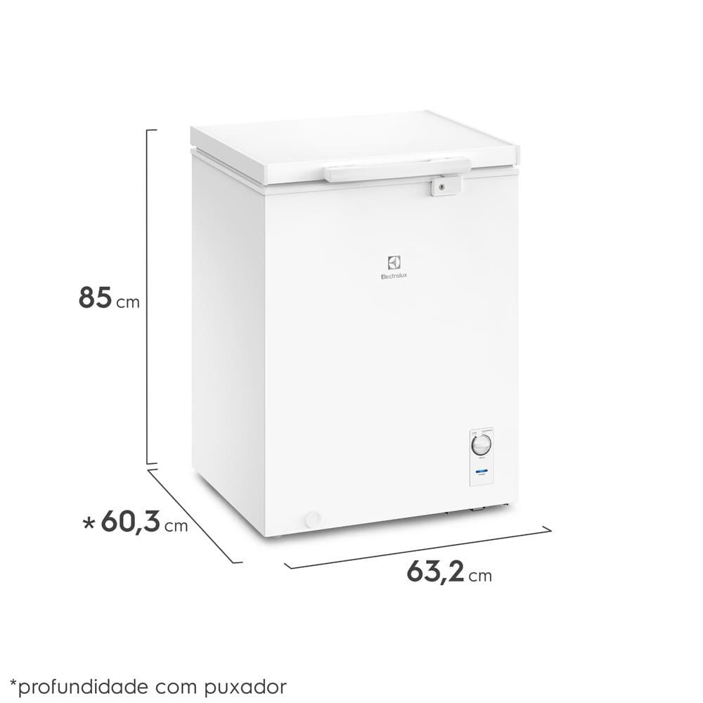 Freezer Horizontal Electrolux HE150 143 litros com função Turbo Freezer - Branco - 7
