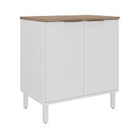 Balcão Duplo Itatiaia Renova com 2 Portas, 1 Prateleira e 80cm de Largura – Branco Neve - 1