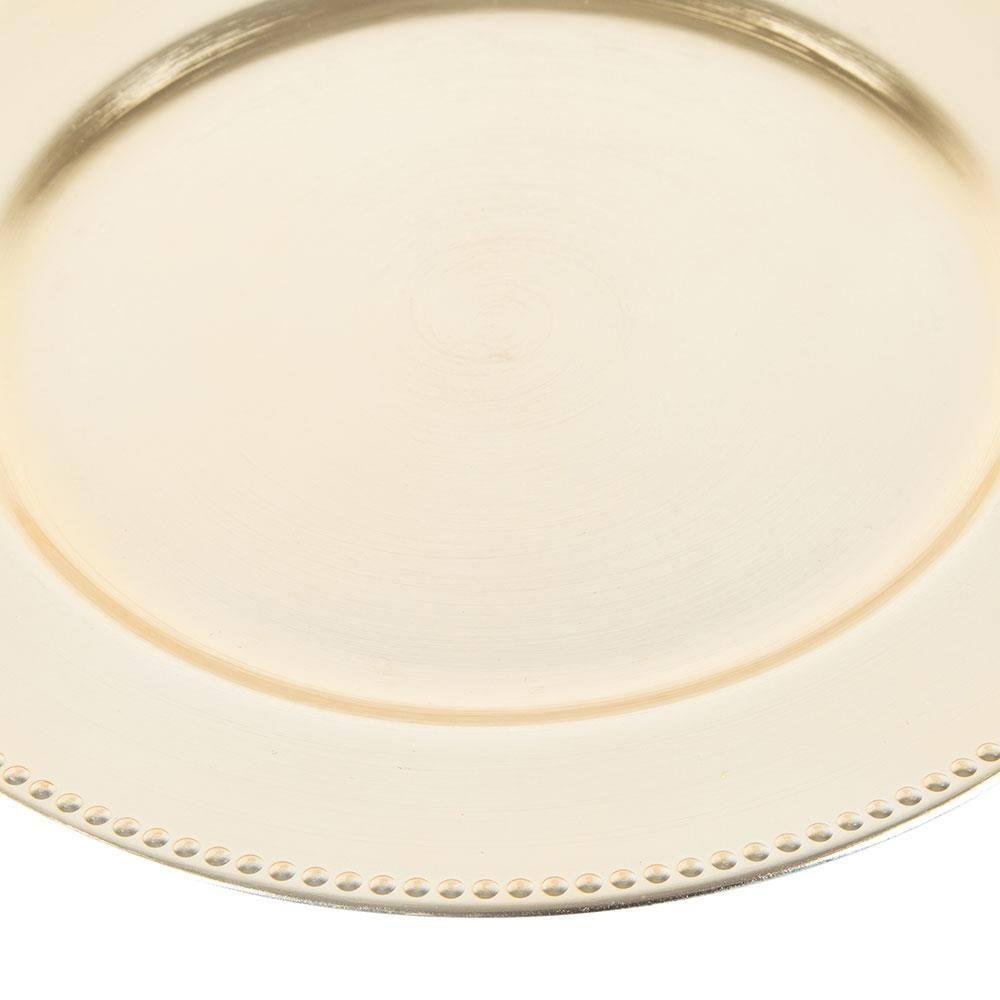 Sousplat de Plástico Wolff Mesa Dourado - 25 cm - 4