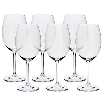 Conjunto de Taças para Água Bohemia Colibri 580 ml - 6 Peças