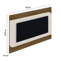 Painel Suspenso Artely Elegance com 220cm de Largura, ideal para TVs de até 86’’ - 8
