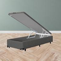 Base Box para Colchão King Size MGA Itaflex Universal com Baú e Pistão à Gás, 34x96x203cm - Grafite - 1
