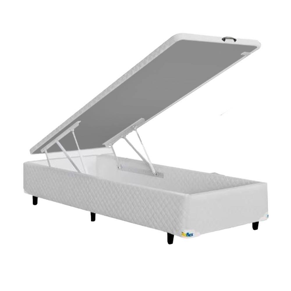 Base Box para Colchão King Size MGA Itaflex Universal com Baú e Pistão à Gás, 34x96x203cm - Branco - 3