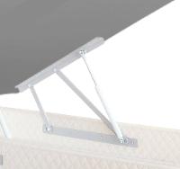 Base Box para Colchão King Size MGA Itaflex Universal com Baú e Pistão à Gás, 34x96x203cm - Branco - 2