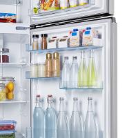 Refrigerador Duplex 379L Hisense RT3N375 Frost Free Inverter Portas Planas Prateleiras de Vidro Inox - 6