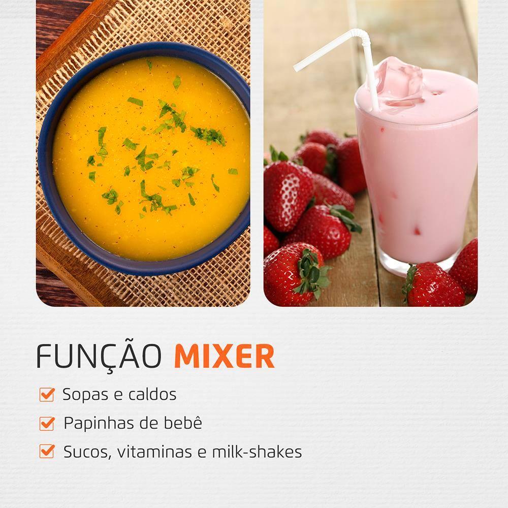 Mixer Mondial M-14 3 em 1 Turbo 400W Preto - 3