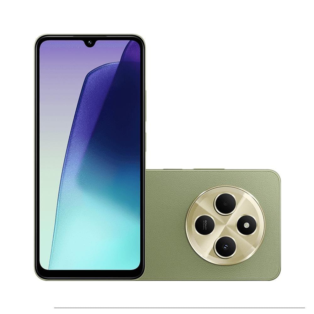 Smartphone Xiaomi Redmi 14C BR 4G Verde 256GB, 4+4GB RAM Virtual, Tela de 6,8", MediaTek Helio G81 Ultra e Câmera Traseira Dupla de 50MP - 1