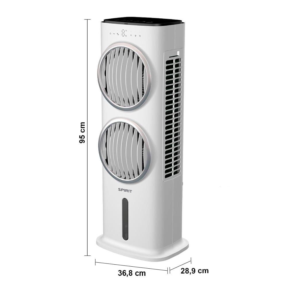 Climatizador de Ar Spirit Turbo 95cm, 90W com Controle Remoto, Display LED, Timer de até 9 horas, 10 Litros – Branco - 9