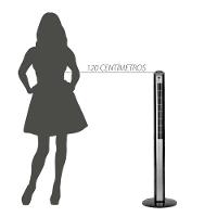 Ventilador de Torre Spirit TS1200 com 3 Velocidades, Função Oscilante e Controle Remoto – Preto - 6