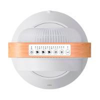 Ventilador de Torre Spirit Robot Triplo 130W com 3 Velocidades, Controle Remoto e Painel Digital com Display LED - Branco/Caramelo - 9