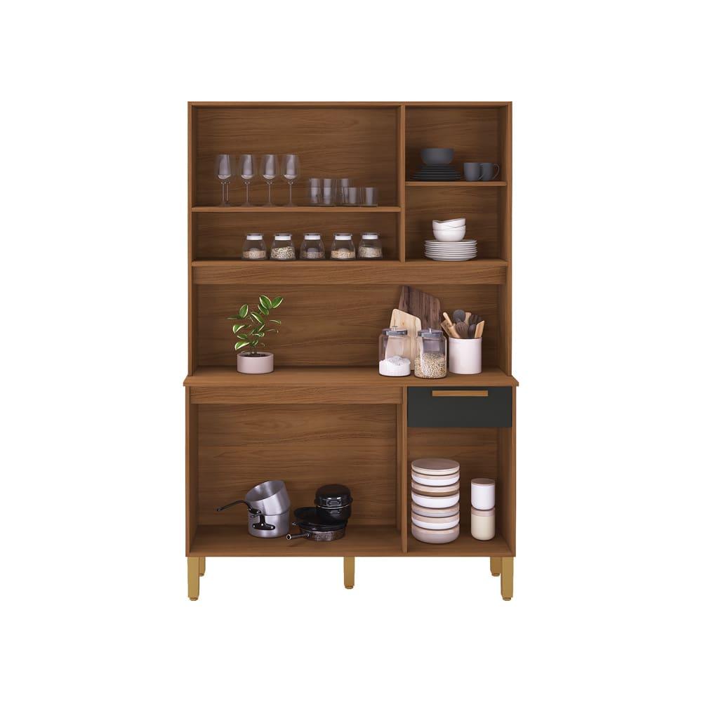 Cozinha Compacta Indekes Madri com 5 Portas e 1 Gaveta - 120cm de largura - 3