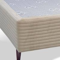 Base Box para Colchão Solteiro Cama inBox Livity 38x88x188cm - Bege - 3