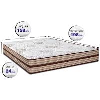 Colchão Queen Cama InBox Livity com Molas Ensacadas e Espuma D26 24x158x198cm – Bege - 7