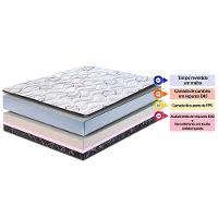 Colchão Queen Cama InBox Moderne Ortopédico com Camada Especial de Espuma D45 25x158x198cm - Branco/Grafite - 6