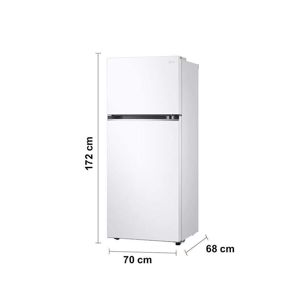 Geladeira LG Frost Free GN-B372PQW Duplex com Tecnologia Smart Inverter, Linear Cooling e Multi Air Flow Branca - 375 litros - 7