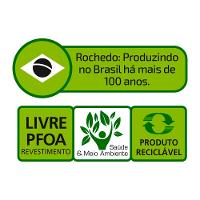 Panela de Pressão Rochedo 4,5 Litros Segura Stone Pro com Revestimento Antiaderente Minerium Preto/Cinza - 7