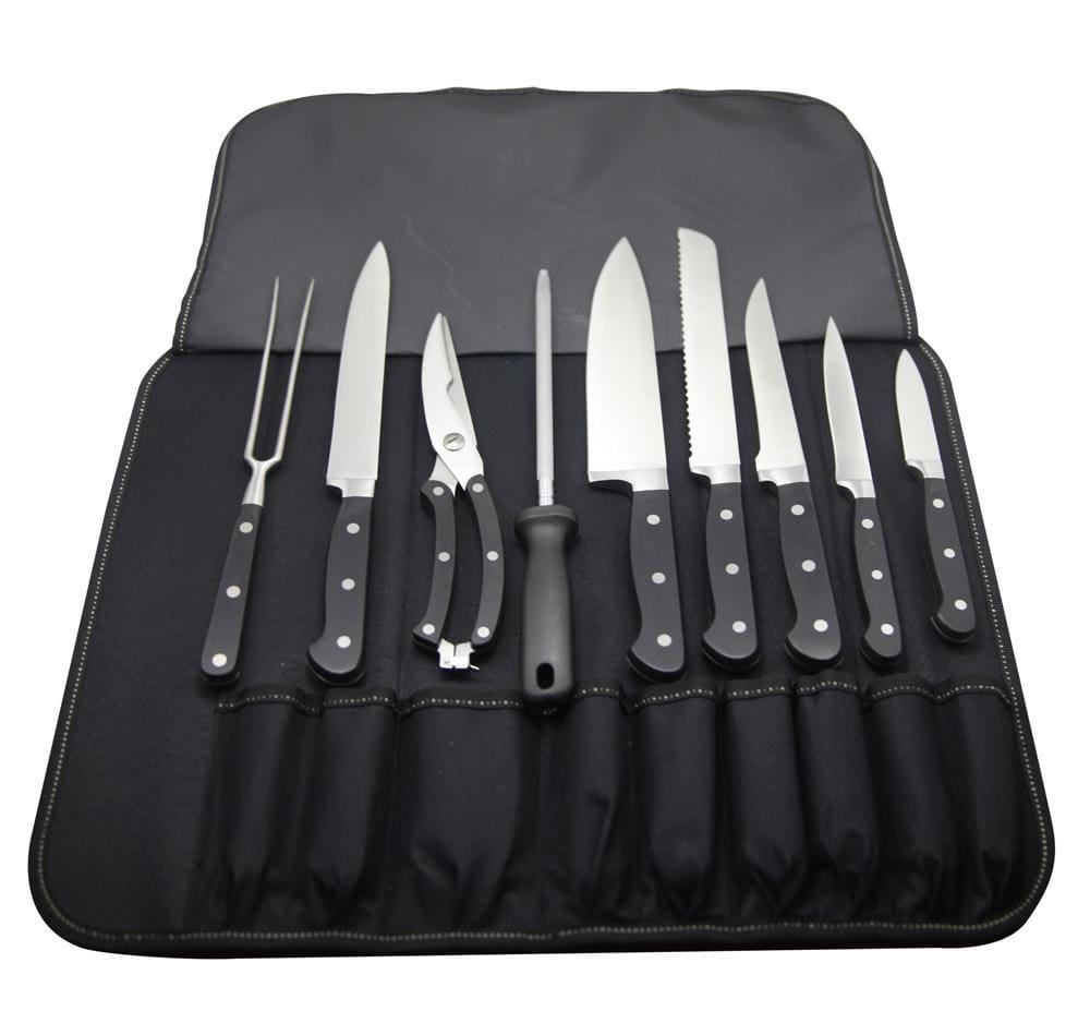 Conjunto para Churrasco Fracalanza em aço inox com Bolsa em Nylon – 9 Peças - 1